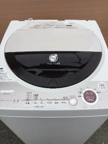 SHARP 洗濯機 超クリーニング済み✨（笑）(´･Д･)」ナンダソリャ