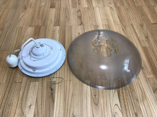 NECのLEDペンダントライト 8畳用(中古)
