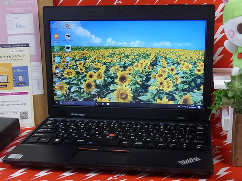 【完全整備済み】楽々持ち運べるモバイルパソコン/無線Wi-Fi/Win10/最新オフィス/小さなノートパソコン/人気のレノボ