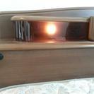 フランスベッド社製 クイーンベッド(ランプ、引き出し収納つき)