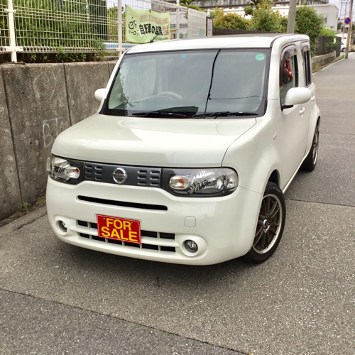 NEWキューブ 15X Vセレクション かわいいオプション 車検付きコミコミ