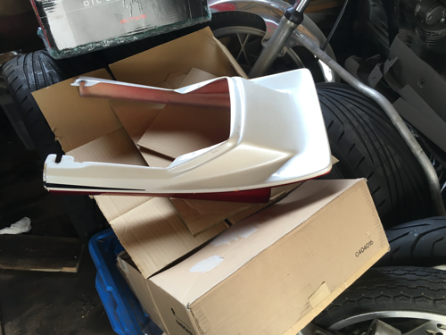 ホンダ CBX400F 1型 当時物タンク、外装セット