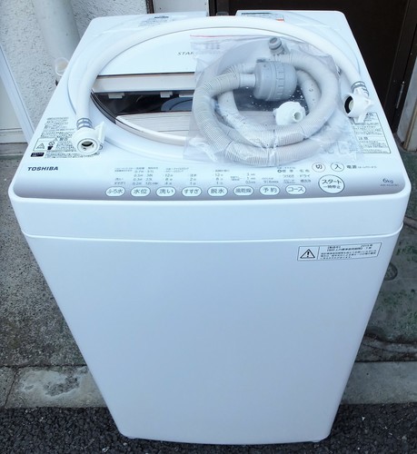 ☆t東芝 TOSHIBA AW-6G2 6.0kg 全自動電気洗濯機◇パワフル浸透洗浄