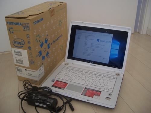 ノートパソコン dynabook TX/66E Core2duo Windows10pro Office2007
