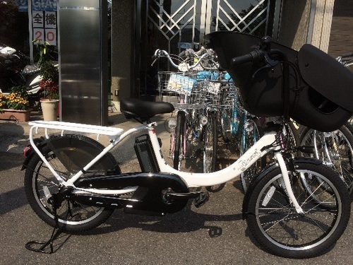 更に値下げ致しました！！プレゼントキャンペ－ン実施中！！新車ヤマハ電動自転車 キッス ミニ アン  ピュアパールホワイト PA20KXL