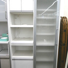 札幌 引き取り 大型キッチンボード スライドドア レンジ台+収納棚 白