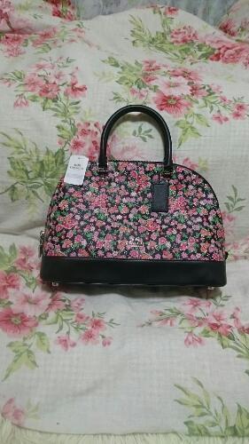 正規 新品 花柄 コーチ COACH ショルダー 肩掛け ハンドバッグ