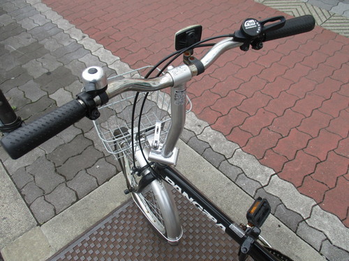 ♪ジモティー特価♪お買い物に便利なフロントバスケット付き折りたたみ20インチ中古自転車　新大阪　サイクルキッズ