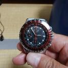 ｻｰﾁﾅ腕時計ﾏｲｹﾙﾄﾞｩｰﾊﾝモデル世界限定1000本黒クロノ