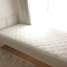 【急募】シングルベッド シンプルホワイト