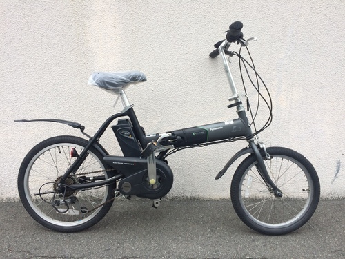 パナソニック　オフタイム　折り畳み　小径車　バッテリー二個　神戸市　パス　アシスタ　電動自転車