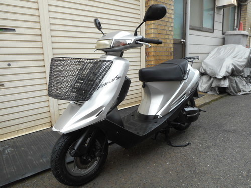アドレスV100　シャッターキー付　Vベルト、ウエイトローラー交換済