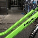 パナソニック 電動自転車 ビビチャージAT ライムグリーン