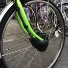 パナソニック 電動自転車 ビビチャージAT ライムグリーン