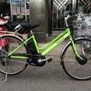 パナソニック 電動自転車 ビビチャージAT ライムグリーン