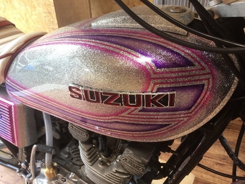GS400 大粒ラメフレークギラギラ外装一式