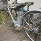 電動自転車HONDA銀色ラクーン