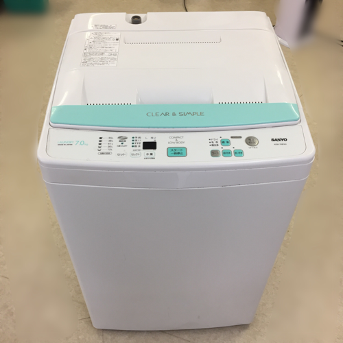 【値下げ】洗濯機 ASW-70B(W) サンヨー 2010年製