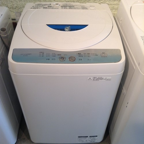 【全国送料無料・半年保証】洗濯機 SHARP ES-GE55L 中古
