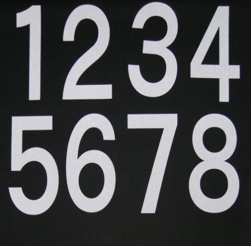 駐車場番号 1~8 (加熱溶融式 H＝300) 白