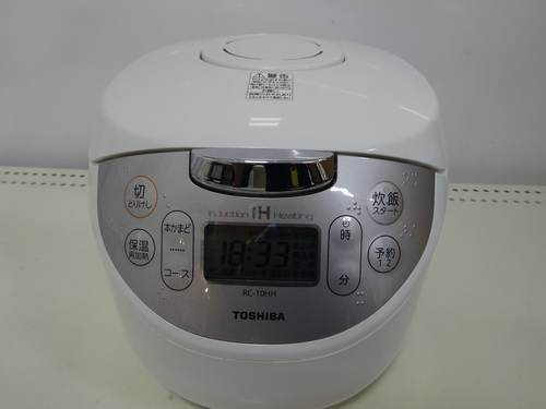 取りに来れる方限定！東芝 IH炊飯ジャー5.5合炊き 2015年製 RC-10HH