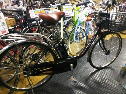 待望の中古電動アシスト自転車が出ました！！　　Panasonic　リチウムVIVI　EX　新品バッテリー6Ah　7月2日以降の受け渡し