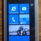docomo T-01A Windows Phone シルバー　
