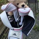 値下げします！adidasレデイースゴルフセット(テディベア仕様