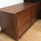 無印良品 スタッキングシェルフ基本セット、木製扉付き