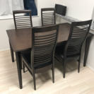 テーブル、椅子4個