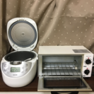 TOSHIBA 炊飯器 KOIZUMI トースター セット