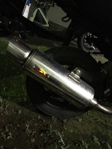 アドレスv125 リアライズマフラー 美品 臭