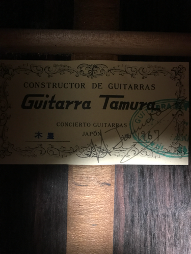 田村廣作 1967年製 クラッシックギター 木星 ギターケース付き (Lap) 西神中央の弦楽器、ギターの中古あげます・譲ります｜ジモティーで