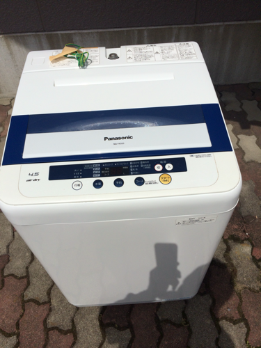 パナソニック全自動洗濯機4.5kg