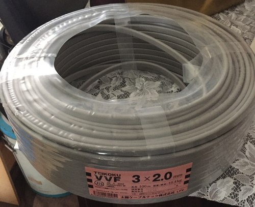 エアコン用電線　VVF3×2.0　約80m