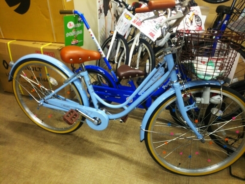 ビッグ・サマーセール　第2弾　丸石自転車　　リズミック　24インチ　　子供用自転車　　ブルー　ちょっと傷あり