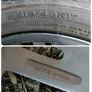 取引中17インチアルミ&タイヤセット４本値下げ！