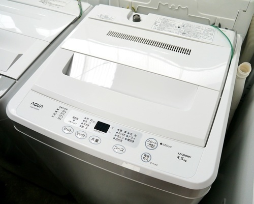 【7月セールスタート！！！新生活応援！第三弾！！！】  2014年製 AQUA 洗濯機 4.5kg AQW-S452