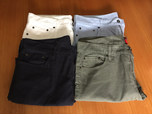 ユニクロ ドライフィットパンツ ４色