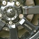 【美品！】4本セット☆グロスブラックＭＫ-46☆ホワイトレター☆