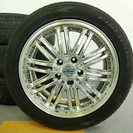 SCHNEIDER/シュナイダー A-TECH 17インチ アルミホイール/タイヤ 5穴 17×7J+7 114.3 2015年 4本