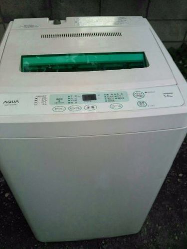 2013年式AQUA5キロ 槽洗浄と風乾燥付き洗濯機です！✨ 配送無料です ...
