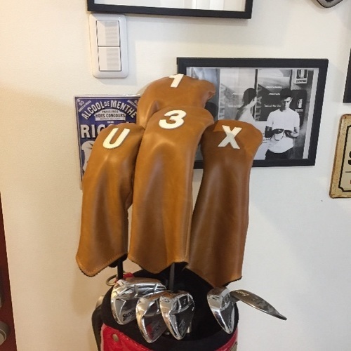 古代 高度な 彼女自身 ゴルフ ヘッドカバー レザー Nishino Cl Jp