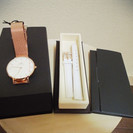 【値下げ中】Daniel Wellington 新作腕時計＋替えベルト、お譲りします。