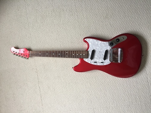 フジゲン　ムスタングタイプ Fujigen Mustang ムスタング ハードケース付きの通販 by くも