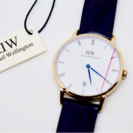 【ペア】大人気 ダニエルウェリントン 2本セット ダッパーコレクション 黒 定価¥61,560