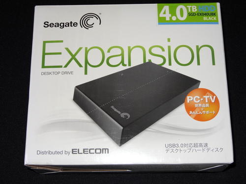 【値下げ】 4TB HDD SGD-EX040UBK USB3.0 USB録画対応