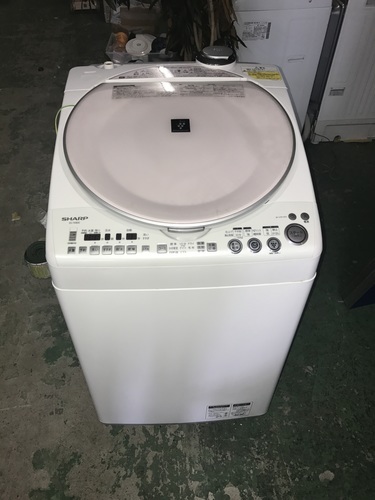 おススメ！SHARP洗濯機　8キロ【2010年製】プラズマクラスター搭載　ES-TX800　良品です！