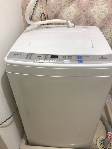☆美品（取引中） 全自動洗濯機 AQUA 4.5kg | tintasmarfim.com.br