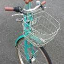 ペパーミントグリーン　自転車
